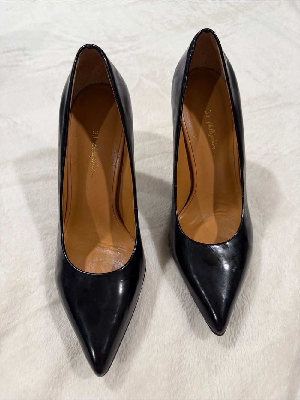 Phillip Lim Classic Black Pointed-Toe Pumps
